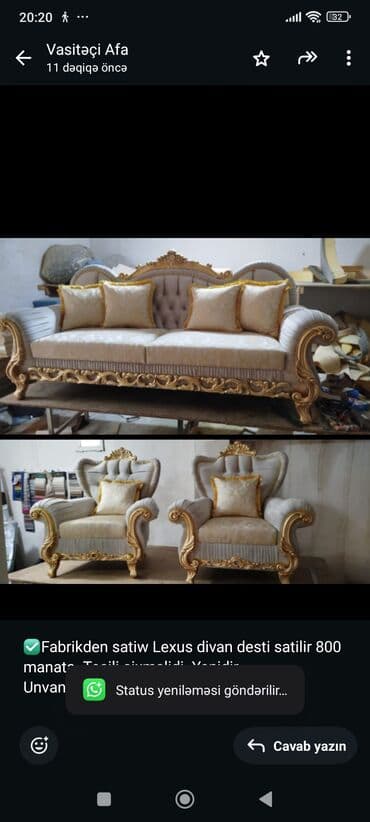 divan kreslo ucuz: Divan, 2 kreslo — 1