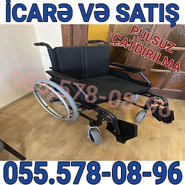 Маски медицинские: İcarə və satış üçün əlil arabası - Manual tip, böyük arxa təkərlər və — 1