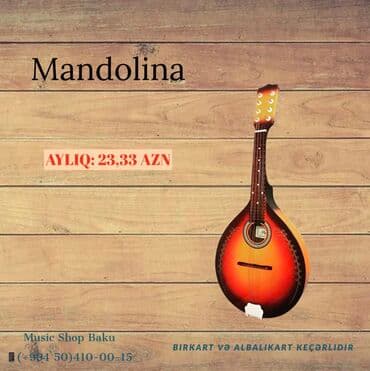 Mandolina 🚚Çatdırılma xidməti mövcuddur ⏱09:00-19:00 dək lalafo.az -da Mandolina 🚚Çatdırılma xidməti mövcuddur ⏱09:00-19:00 dək