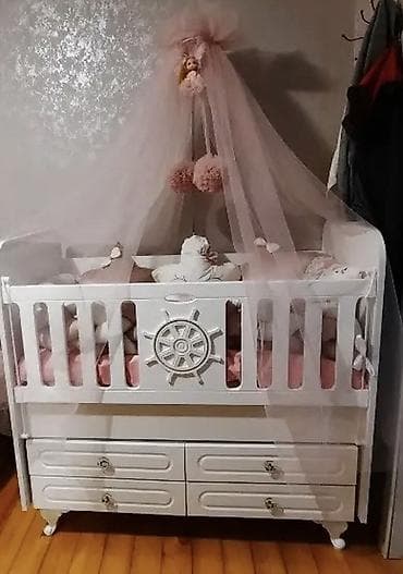 qiz yataqlari: Oğlan və qız üçün, Dördbucaq, Beşik, Dəst ilə, Matras ilə, Yellənmə mexanizm ilə — 1