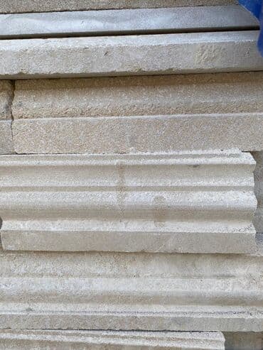 qəbir daslari: Aq lay karniz kemer satılır 150 ədəd var — 2