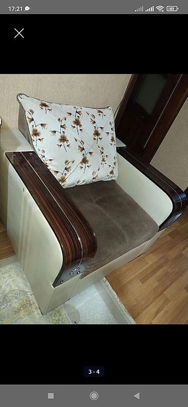 kreslo ofis: İşlənmiş, Kreslo, Parça, Kredit yoxdur, Çatdırılma yoxdur — 3