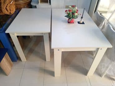 iş masaları: Qonaq masası, Yeni, Açılmayan, Laminat, Kvadrat masa — 6