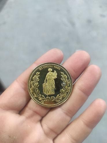 Johnwik. filminden Qızılı rəngli kolleksiya medal/koliye – “ENS CAUSA — 2