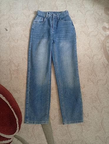 XS ölçü denim şalvar - Material: 85% pambıq, 15% poliester - Rəng — 1