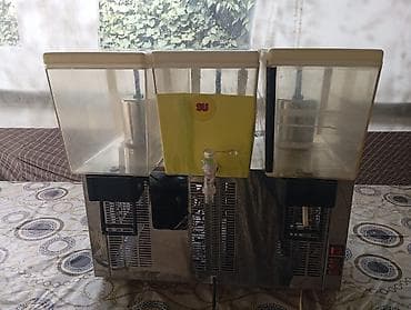 Sok/Ayran aparatı – 3 gözlü - Hər göz 15 litr həcmindədir (cəmi 45