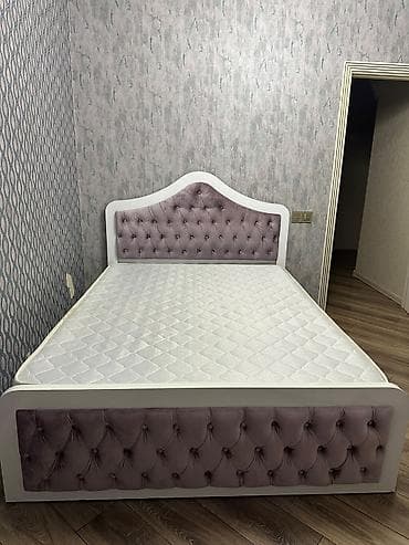 taxt satilir: Taxt – standart ölçü 1.6 x 2 m. Yumşaq kapitone başlıq və ayaq ucu — 1