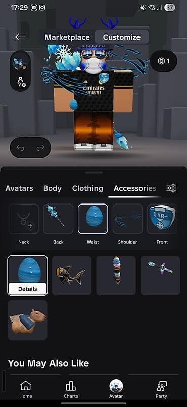 robux qiymetleri: Roblox hesabı satılır. Hesabda bir dənə Limited papaq var. Hesabda — 9