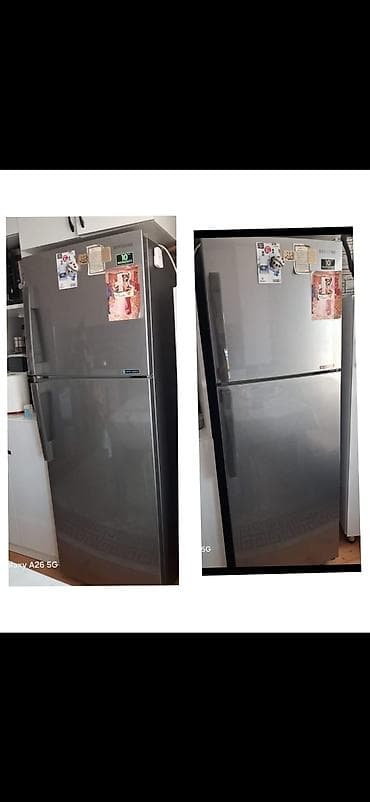 2 qapılı Samsung Soyuducu Satılır, rəng - Boz