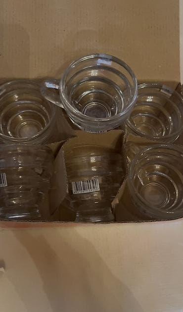 Fincanlar, Şüşə, 6 ədədli dəst