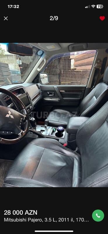 pajero arxa stop: Mitsubishi Pajero: 3.5 l | 2011 il 170000 km Ofrouder/SUV — 8