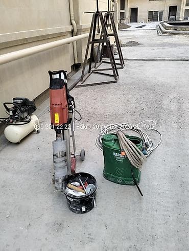 099-201-22-22 Beton və daşda deşik açma xidməti – almaz karot qazma -