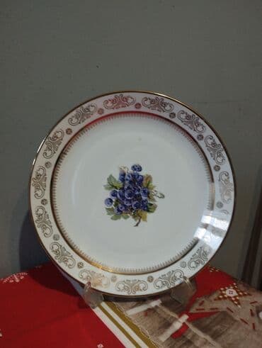 ayi tortu sekilleri: Tort və şiriniyyat qabı, rəng - Qızılı, Farfor — 3