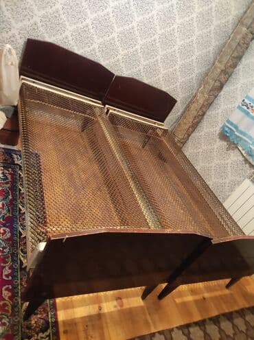 2 mərtəbəli çarpayı: İkinəfərlik çarpayı, Bazalı, Matrassız, Siyirməsiz — 2