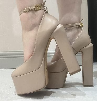 Tuflilər: Tuflilər, Ölçü: 37, rəng - Bej, Yeni — 2