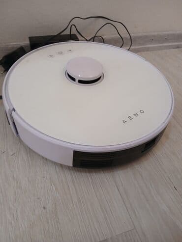 robot tozsoran azn: AENO robot tozsoran - Ağıllı robot tozsoran, dairəvi korpus, ağ rəng — 2