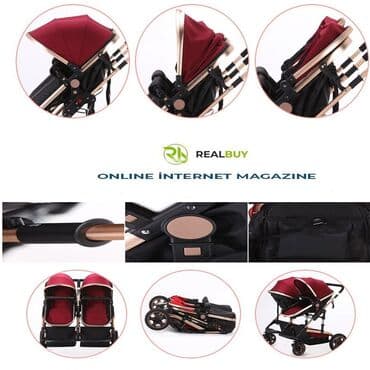 əkizlər üçün: Əkizlər üçün araba, Yeni, Pulsuz çatdırılma — 4