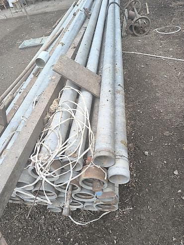 tikinti malları: Metal borular – müxtəlif diametrlərdə - Material: sinklənmiş metal - — 6