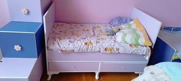 2 ci el yataq: İşlənmiş, Təknəfərlik çarpayı, Bazasız, Matras ilə, Siyirməli, Azərbaycan — 6