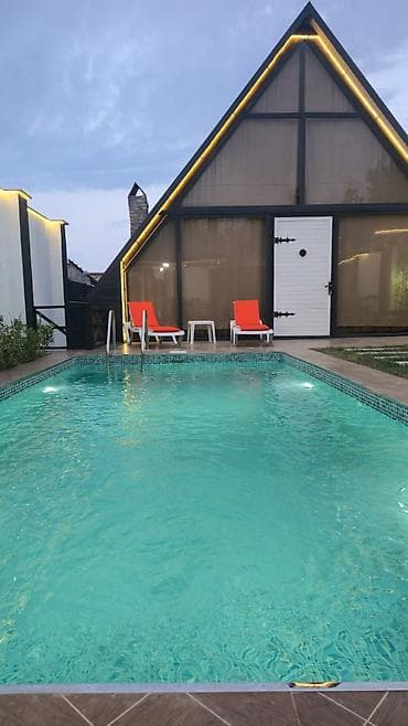 qusarda kiraye ev: Bağ evi kirayə verilir, Mərdəkan Mərdəkanda yerləşən isti, hovuzlu bağ — 2