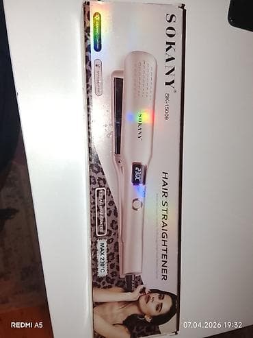 SOKANY SK-15009 saç düzləndirici - Seramik örtüklü lövhələr – bərabər