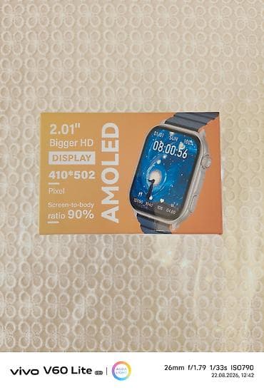 m4 pro: Yeni, Smart saat, Sensor ekran, rəng - Gümüşü — 4