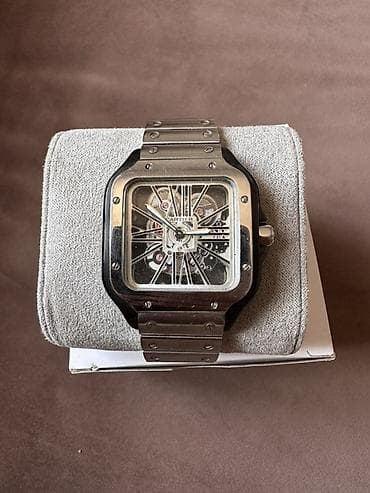 Б/у, Наручные часы, Cartier, цвет - Серебристый — 1