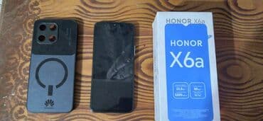 redmi telfonu: Honor X6a, 128 GB, rəng - Qara, İki sim kartlı — 1