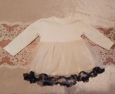 Ağ rəngli qız uşağı donu - Üst hissə: yumşaq, teksturalı trikotaj lalafo.az -da Ağ rəngli qız uşağı donu - Üst hissə: yumşaq, teksturalı trikotaj