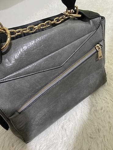 yango canta: Givenchy qadın çantası - Rəng: boz (mat-metalik effektli) - Material — 6