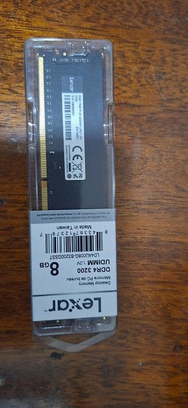 ram: Operativ yaddaş (RAM) Samsung, 8 GB, 3200 Mhz, DDR4, PC üçün, Yeni — 1