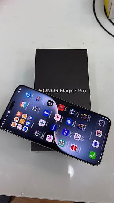 Honor Magic 7 Pro, 512 GB, rəng - Ağ, Zəmanət, Sensor, Barmaq izi lalafo.az -da Honor Magic 7 Pro, 512 GB, rəng - Ağ, Zəmanət, Sensor, Barmaq izi