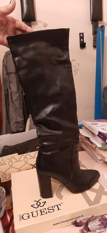 Мужская одежда: Qadın uzun çəkmə – Miss Guest - Marka: Miss Guest (qutu üzərində) - — 1