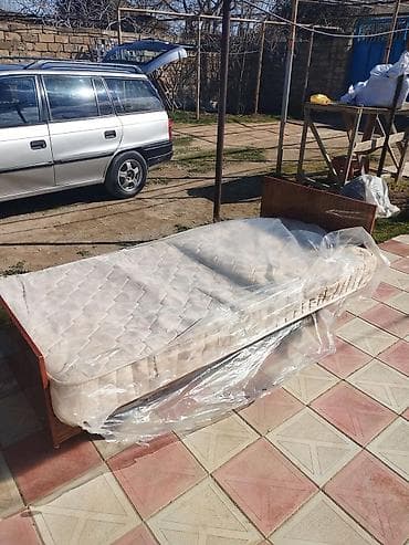 ber ber: Təknəfərlik çarpayı, Bazasız, Matras ilə, Siyirməsiz — 2