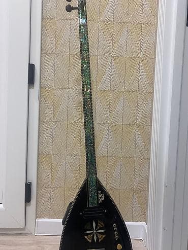 Elektro saz – dekorativ naxışlı, professional səhnə istifadəsi üçün