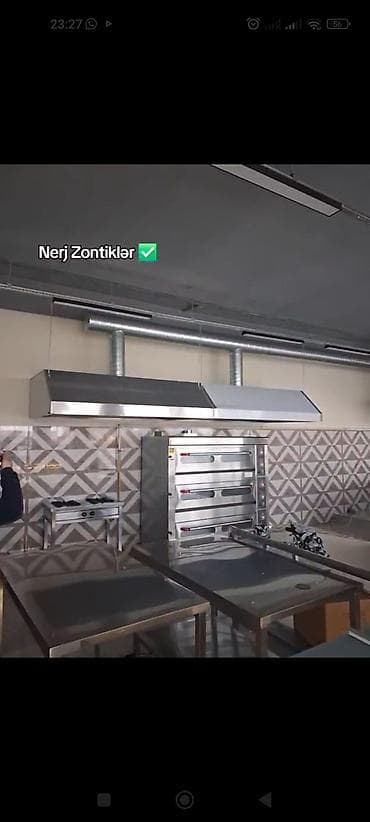 Металлоискатели: Mətbəx üçün paslanmayan poladdan (nerj) havadartma zontiki/aspirasiya — 3