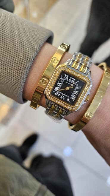 cartier браслет qiymeti: Новый, Наручные часы, Cartier, цвет - Золотой — 4