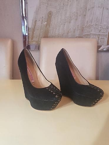 tufliler: Tuflilər, Ölçü: 37, rəng - Qara, İşlənmiş — 1