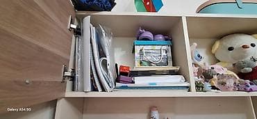 Künc masa, Stulsuz, Polkalı, Siyirməsiz, Sadə laminat — 3