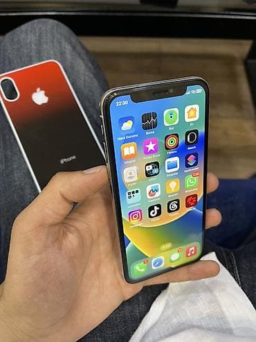 apple iphone 3g: IPhone X, Gümüşü, Face ID — 4