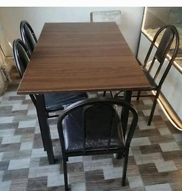 nar gulu: Yeni, Dördbucaq masa, 10 stul, Açılmayan, Stullar ilə, Taxta — 8