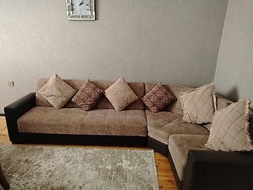 kündür: Künc divan dəsti - Forma: L-şəkilli künc divan, sağ tərəf qollu - — 4