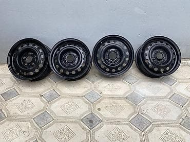 avtomobil diski: Məhsul: Polad disk dəsti (4 ədəd) - Ölçü: 15" - En: 6J - Bolt — 2