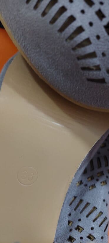 tekstil uşaq şəp şəpləri: Ölçü: 36, rəng - Boz, Yeni — 4