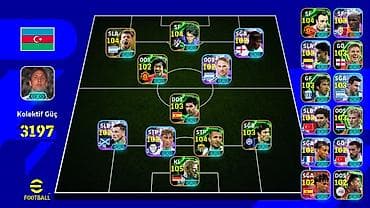 Playstation: EFootball hesabı üçün güclü komanda tərkibi satılır - Oyun: eFootball — 1
