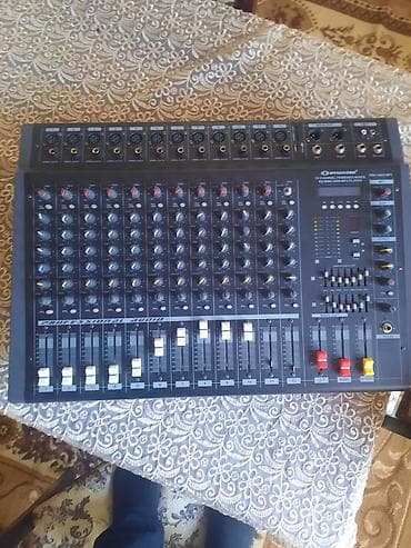 Dynacord 550x2 fleşkart gedir 12 kanaldı hər bir funksiyası işdiyir