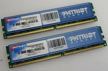 pc kamputer: Patriot Memory DDR2 RAM dəsti - Model: Patriot PSD22G800KH - — 1