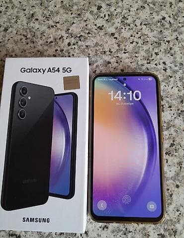 Samsung Galaxy A54 5G, 128 GB, rəng - Qara, İki sim kartlı