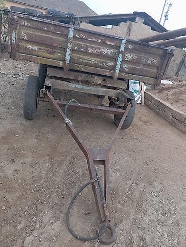 mercedes 124 dizel: Kənd təsərrüfatı üçün ikioxlu qoşqu (traktor qoşqusı) - Ümumi — 2