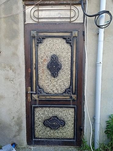 kapi: Metall qapı – dekorativ döymə naxışlı - Material: tammetaldan — 1